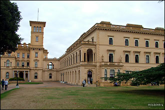 Osborne House at East Cowes on the Isle of Wight