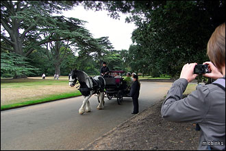 Horse and carriage transport at Osborne House, IOW