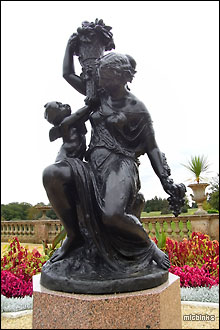 A statue in Osborne House gardens