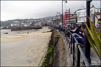 St Ives harbour front from the west side