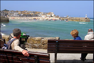 Cornwall: looking across St Ives harbour
