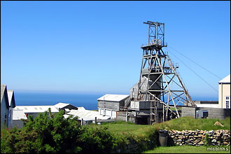Cornwall: Geevor Tin Mine, Victory Shaft and mine buildings