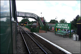Passing through Medstead & Four Marks on the Watercress Line