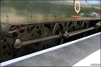 Steam loco 4-6-2 wheel arrangement - Mid Hants Railway