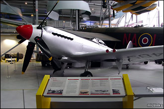 Supermarine Spitfire F24 on display at IWM Duxford