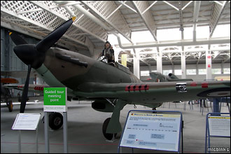 The Hawker Hurricane in Duxford's Battle of Britain section