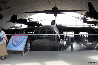 Duxford IWM: Boeing B-52 Stratofortress bomber in American Air Museum