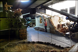 Land Warfare section at Imperial War Museum Duxford