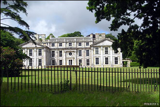 Front view of Appuldurcombe House at Wroxall, Isle of Wight