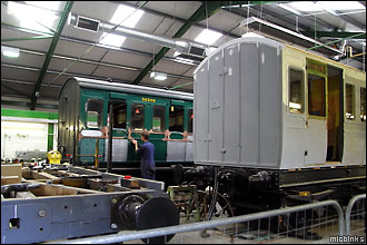 Carriage and Wagon Workshop on the Isle of Wight Steam Railway