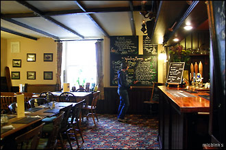 Inside the Wooden Spoon in Downton, Wiltshire