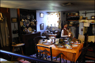 Breamore Countryside Museum: inside farm worker's cottage