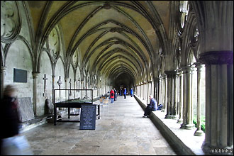 Salisbury Cathedral's cloisters