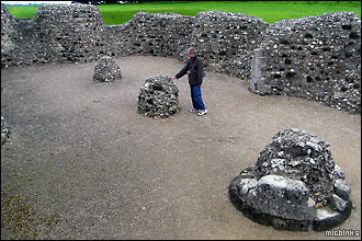 Old Sarum: wandering among the remains of the old cathedral
