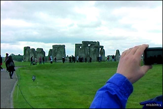 Taking a pic of Stonehenge in Wiltshire