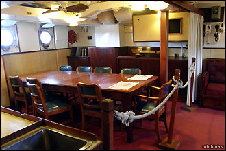 The Wardroom on HMS Cavalier