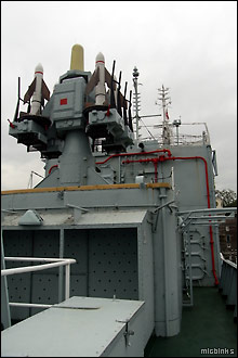 Seacat missile system on HMS Cavalier