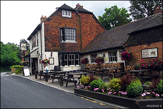 Thurnham pub on the Pilgrims Way in Kent