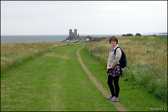 On the way to Reculver Towers near Herne Bay, Kent