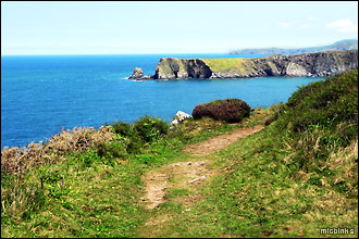 Close to the edge along the Pembrokeshire Coast Path