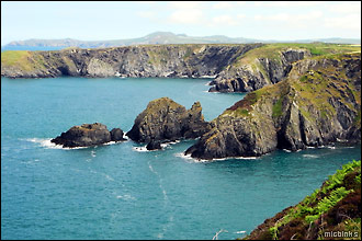 Rugged coastline in Pembrokeshire, South Wales