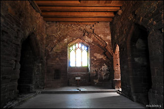 13th century chapel at Goodrich Castle