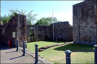 Monmouth Castle remains