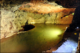 Clearwell Caves: Pillar Churn Lake