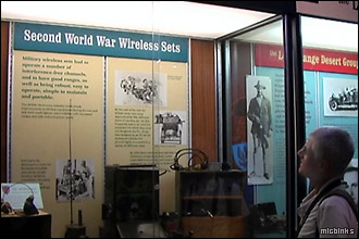 Royal Signals Museum, Dorset: WW2 wireless sets display