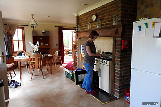 Kitchen in the Dorset self-catering cottage