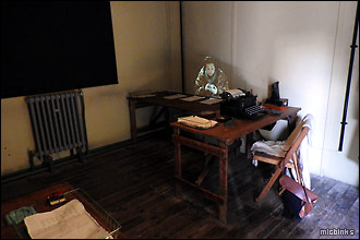 Room inside Hut 3 at Bletchley Park