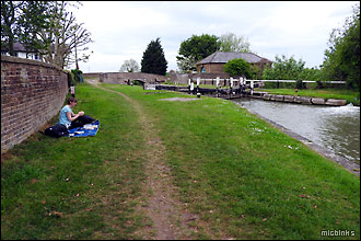 Beside the Grand Union Canal in Buckinghamshire