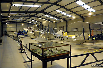 Aircraft display at the Shuttleworth Collection in Bedfordshire