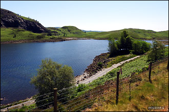 Tanygrisiau Reservoir near Blanau Ffestiniog