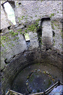 The Keep inside Dolbadarn Castle's mighty round tower