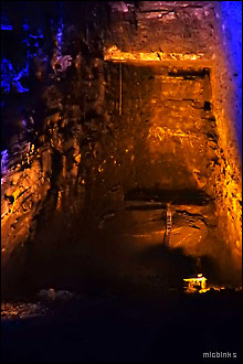 Huge cavern on the Deep Mine tour