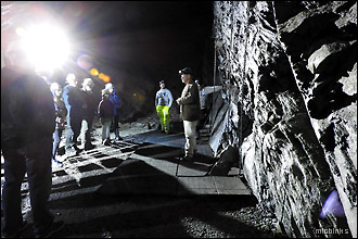 Slate mining in Snowdonia