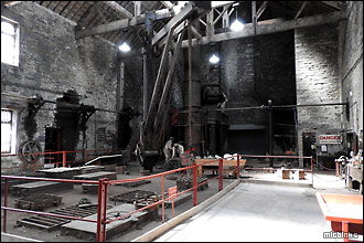 The Dinorwig foundry at the National Slate Museum