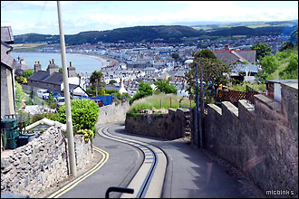 View of Llandudno from the tramcar