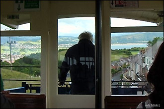 Descending the Great Orme Tramway